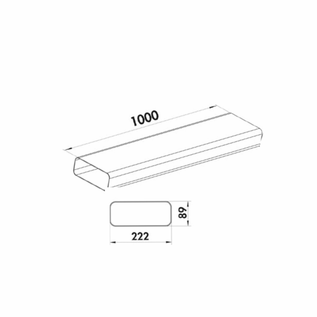 Naber Flat Channel Ducting 2 $149.00